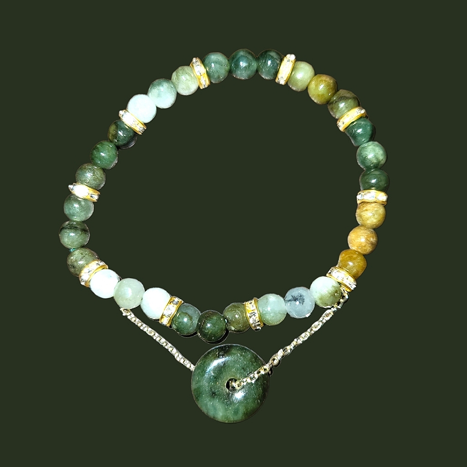 Jade Beaded Bracelet